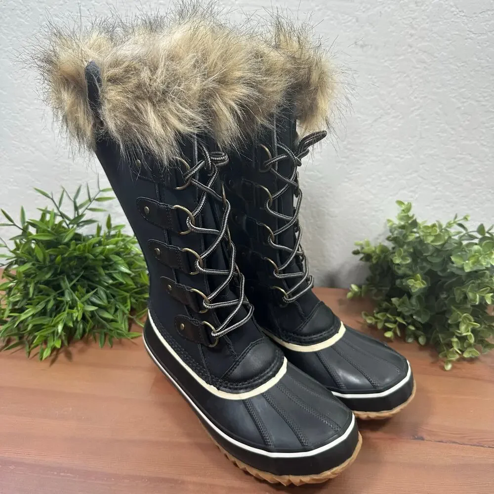JBU By Jambu Bella‎ Waterproof Faux Fur Trim Boots Size 9